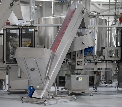 Ligne de production utilisée dans les processus de fabrication